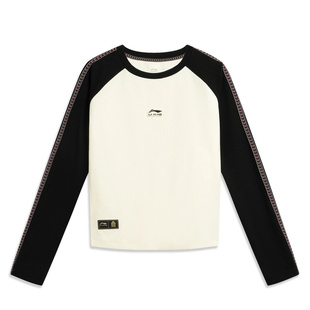 李宁女子故宫联名2026春季新款运动潮流舒适休闲长袖T恤 AHSW390