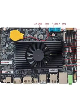 赛扬3.5寸N97N100N305迷你工控主板低功耗6com宽压嵌入式工业电脑