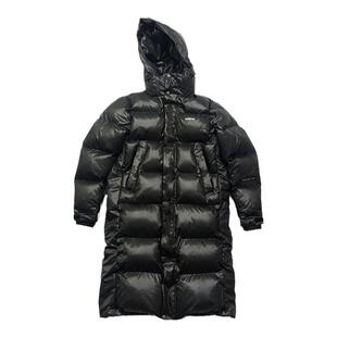 RADIUM日系潮牌 过膝中长款棉衣 秋冬加厚韩版连帽棉服男非羽绒服