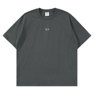 Mentmate 25SS 夏季基础纯色廓形落肩圆领短袖 男女百搭休闲T恤衫