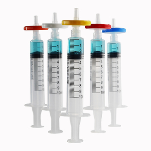 实验室一次性针式滤头可换膜滤膜过滤器塑料加压进样器2/5/10/20/30/50ml