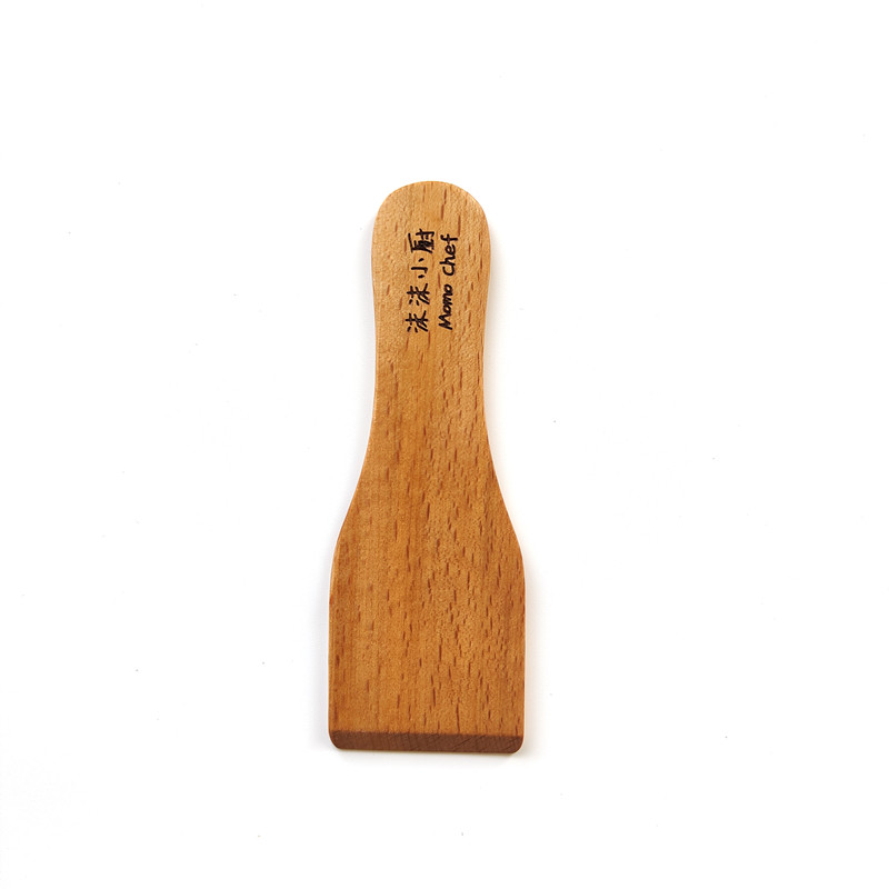 沫沫小厨小木铲迷你铲子电饼铛专用铲烧烤清洁铲刀煎饼户外铲抹刀