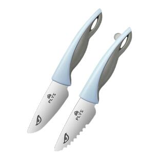 迷你儿童刀具不伤手辅食水果刀幼儿园安全未开刃切菜工具砧板套装