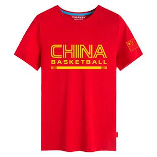 中国美国西班牙澳大利亚男篮队服龙队梦之队短袖t恤衫半袖