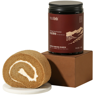 白岛乌龙茶粉罐装绿茶龙井伯爵红茶粉茉莉花茶冷泡奶茶冻烘焙蛋糕