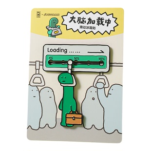 九木杂物社JOGUMAN滑动冰箱贴卡通磁吸冰箱装饰可爱创意生日礼物