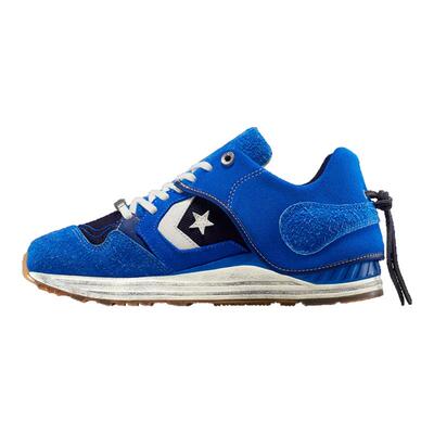 Converse复古红色灰色帆布鞋
