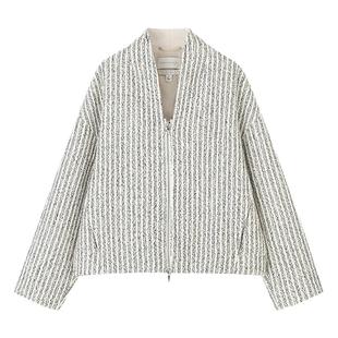 COMMON VALUE「 禅 Pāra 」东方禅意条纹拉链短外套修身立领夹克