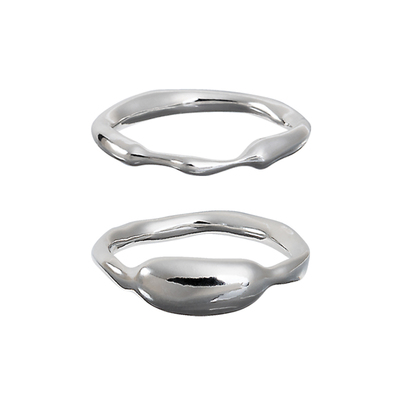 WHITEDWARF情侣925银戒指对戒