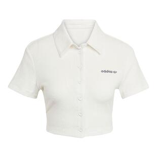 复古短款运动短袖POLO衫女夏季adidas阿迪达斯官方outlets三叶草