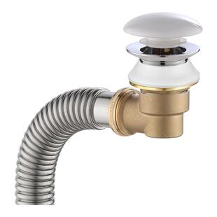 洗手盆下水管道配件侧排纯铜提篮下水器排水管墙排洗衣盆节省空间