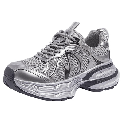 骆驼银月2代时尚休闲百搭老爹鞋