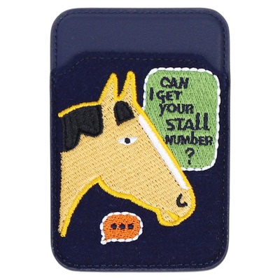 爱马●士同款头层牛皮革磁吸卡包