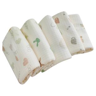 喵爸喵妈保暖夹棉针织纯棉布料睡衣盖毯A类宝宝盖被包被全棉面料