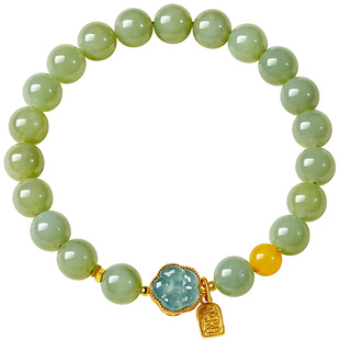 宫里上新和田玉手串女款天然真正玉石手链新中式生日礼物送妈妈