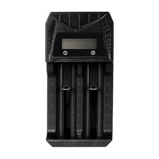 电池双槽充电器18650锂电池3.7v智能快充镍氢1.2v镍铬通用型座充
