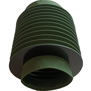 风管软连接帆布伸缩通风管防火耐高温硅胶排烟软风管下料布袋接头