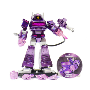 【变形金刚群星第四弹】布鲁可积木人隐藏震荡波玩具暗天陨4盲盒