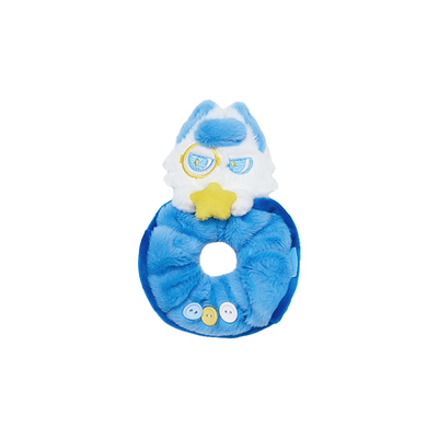 LOGICAT毛绒大肠发圈可爱猫咪扎头发发绳舒适不伤发马尾头绳发饰