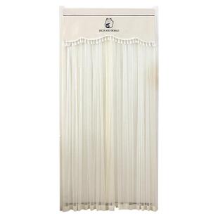 卧室门帘蕾丝女生防隐私公主风室内家用时尚防蚊房间魔术贴隔断帘