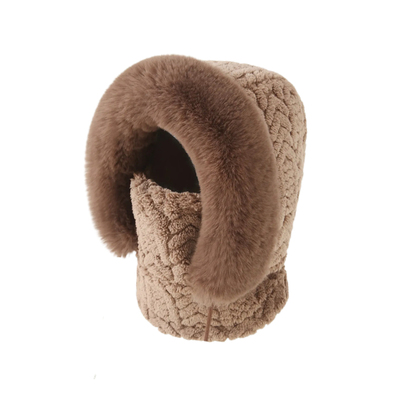 儿童帽子男女童加绒保暖护耳帽