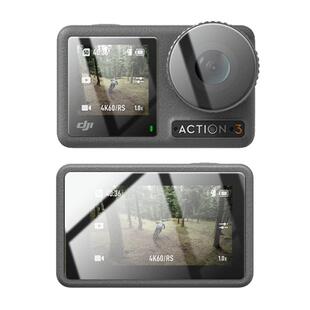 帝鞘适用于DJI大疆osmo action1保护膜osmoaction3钢化膜灵眸云台运动相机4高清镜头膜四代贴膜数码配件模