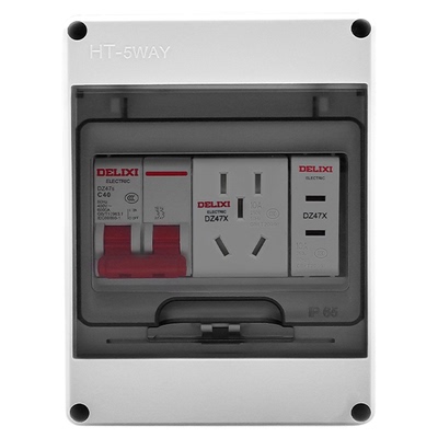 配电箱防雨HT-5家用塑料空开盒