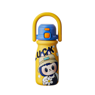 奇古堂儿童保温杯小学生上学专用吸管水杯子2026新款女高颜值水壶