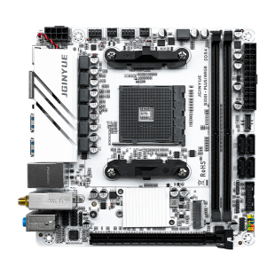 精粤B350 B450主板AM4锐龙DDR4游戏替A320 R3 R5 R7 2600 3600