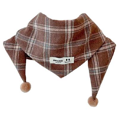 儿童三角巾秋冬薄款纯棉围巾