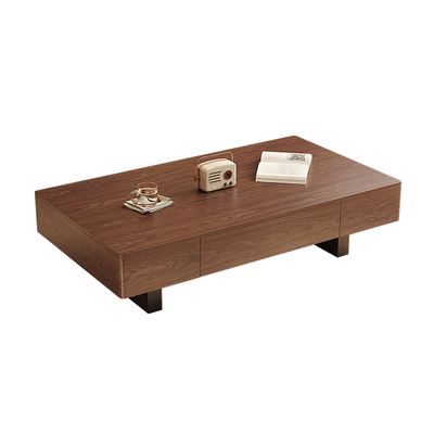 意式极简岩板高级感现代茶几组合