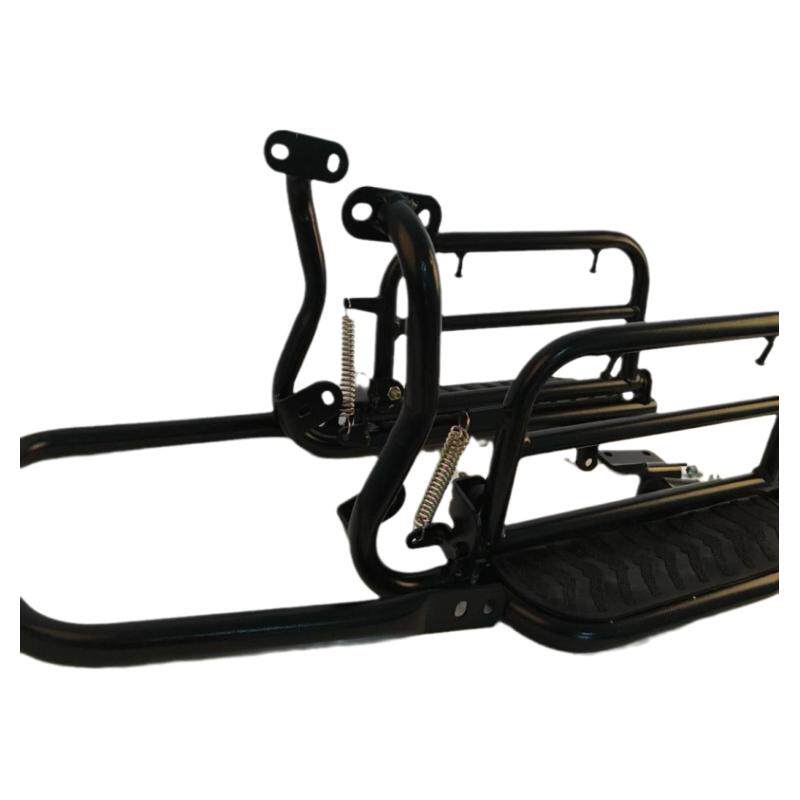 适用于豪爵HJ150-12A摩托大货架侧翻后货架子DF150尾箱架载物货架