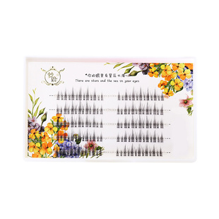 梦鹿送胶水镊子假眼睫毛女超自然仿真懒人睫单簇仙子毛美睫店FD15