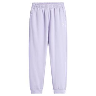 安踏童装女童加绒加厚裤子冬季款2025冬季新款儿童卫裤长裤运动裤