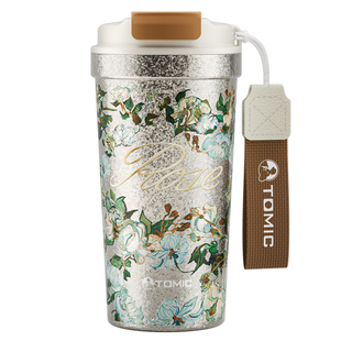 tomic特美刻梵高纯钛咖啡杯女高颜值2026新款钛杯生日礼物保温杯