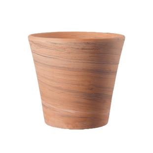 海蒂的花园进口帝罗马条纹花盆陶盆绿植花卉种植盆透水透气陶土盆