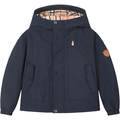 暇步士男童女童三防加绒保暖风衣