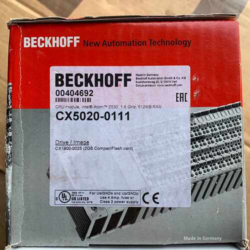 【请询价】倍福CPU，CX5020-0111CX1900-0025，