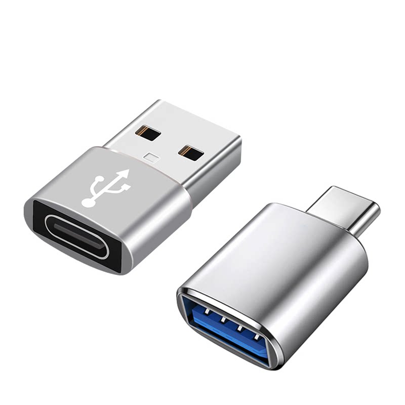 usb转typec转接头u盘接口适用华为小米苹果手机充电器转换接头micro转typec安卓otg笔记本电脑车16载数据线PD