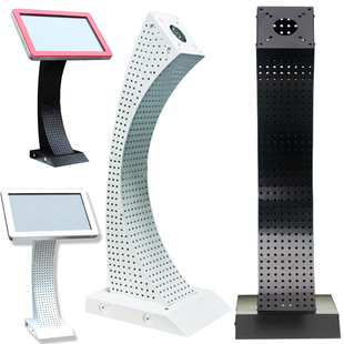 ktv触摸屏点歌机支架 桌面型台式底座卡拉OK一体机落地立式 脚架