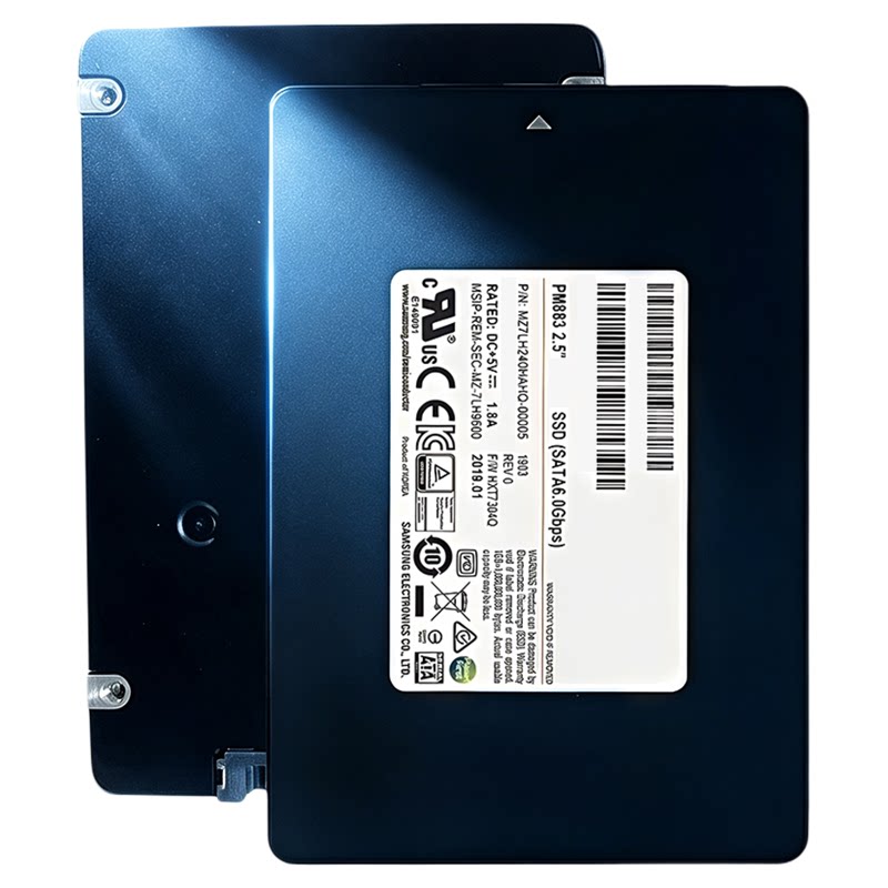 三星PM883容量240G至7.68T U.2 SATA3.0企业级服务器SSD固态硬盘