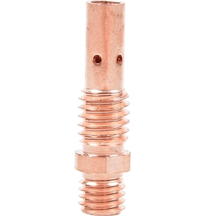 5个装 200A二保焊枪连接杆导电嘴座紫铜细牙气保焊枪前接头配件