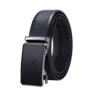 正品保罗男士皮带真皮腰带男2025新款高档牛皮裤腰带送男友老公