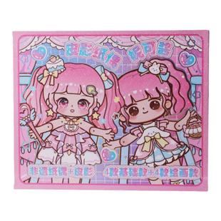 miniso名创优品妮可酱可动皮影纸偶人第一弹可爱女童手工玩具礼物