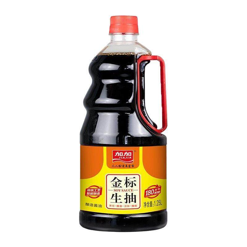 加加金标生抽1.25L酿造酱油调味