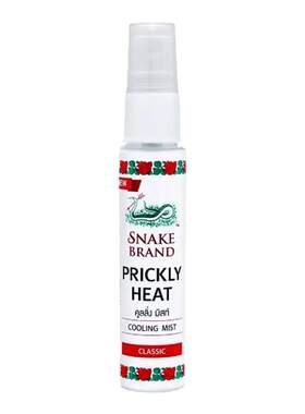 泰国蛇牌喷雾SNAKE BRAND痱子水清凉身体玫瑰蛇粉圣露斯降温喷雾