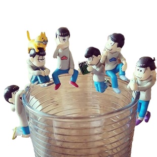 现货 日本 正版 奇谭club 阿松 空松 十四松 杯缘 茶友 手办 扭蛋