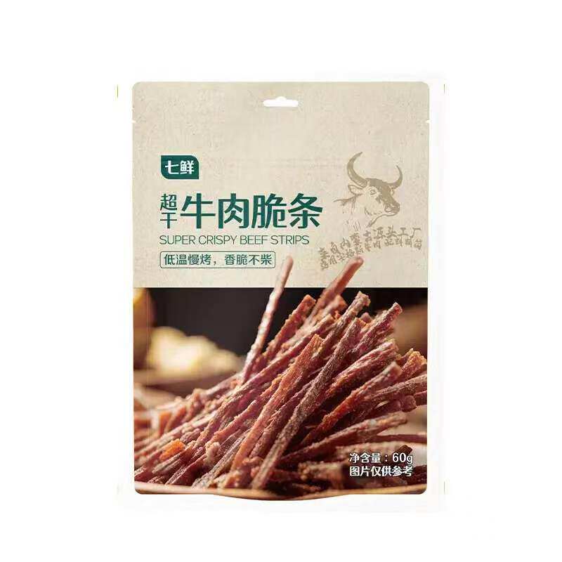 七鲜超干牛肉脆条60g