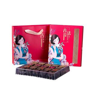 古法黑糖纯手工甘蔗黑糖块玫瑰花老姜宫寒气血大姨妈茶红糖礼盒装