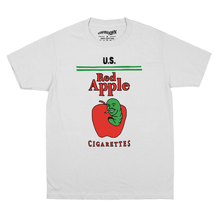 Pulp Fiction昆汀低俗小说T恤RedAppleCigarettes纯棉短袖T-Shirt